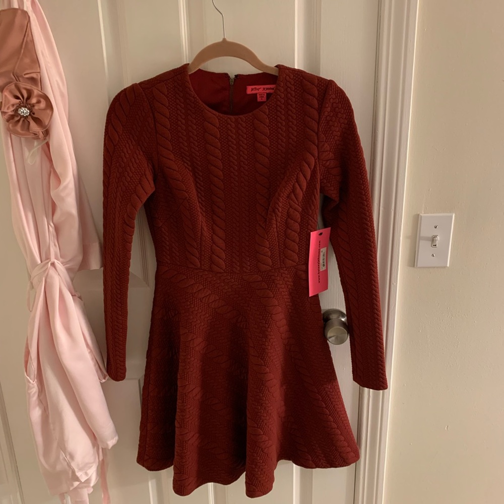 New! Betsey Johnson Size 0 Sweater dress